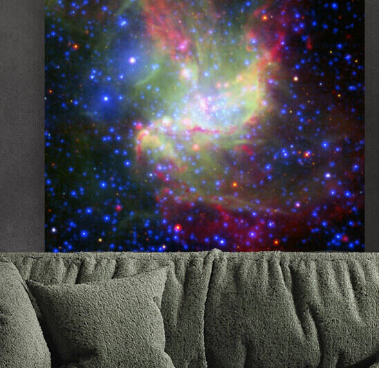 Multiwavelength View of NGC 346 by NASA Images