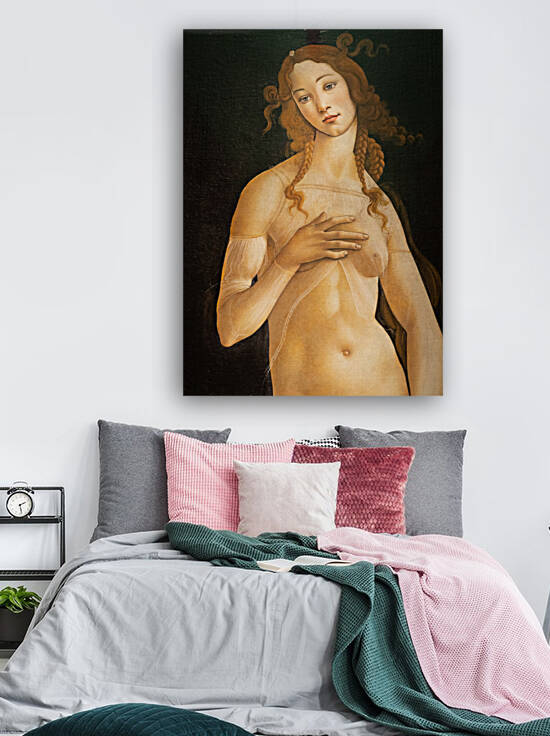 The painting of Venus by Sandro Botticelli oil on canvas 1490 by Paolo Modena