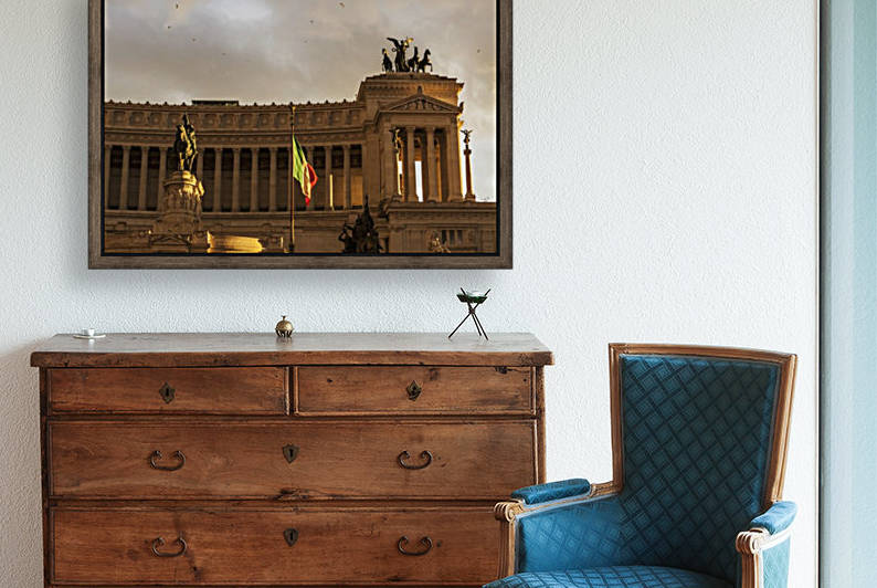 Statue of Victor Emmanuel; Rome, Italy by PacificStock