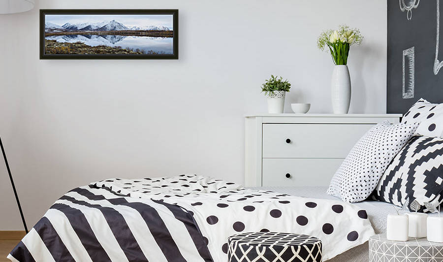 Mount Adney reflected in a pond along the Dempster Highway in the northern Yukon; Yukon, Canada by PacificStock