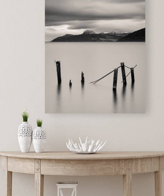Six Posts in Loch Ness by Dave Bowman