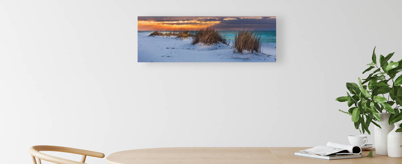 Beachgrass Sunrise by Photography by Allen Jones