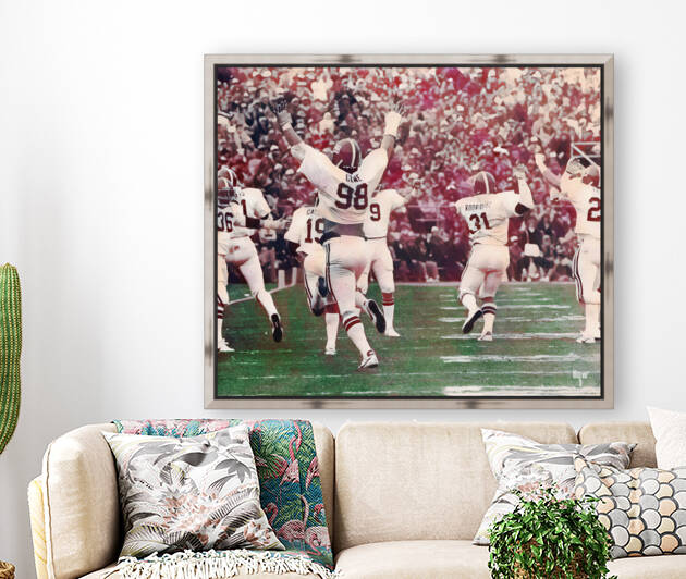 1982 Alabama Football Celebration Art by Row One Brand