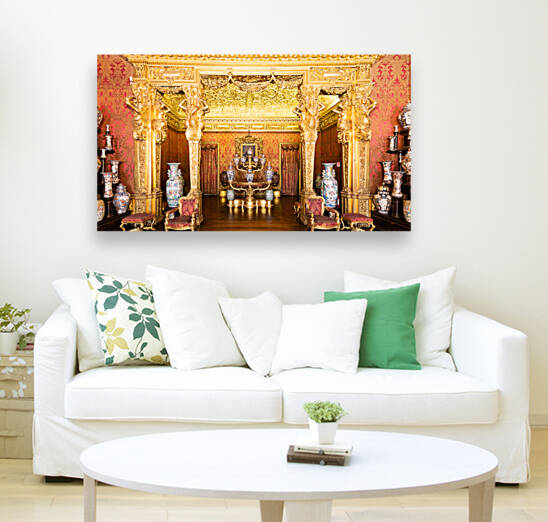 Turin Italy - Royal Palace Chinese Cheramics Room. Luxury elega by Paolo Modena