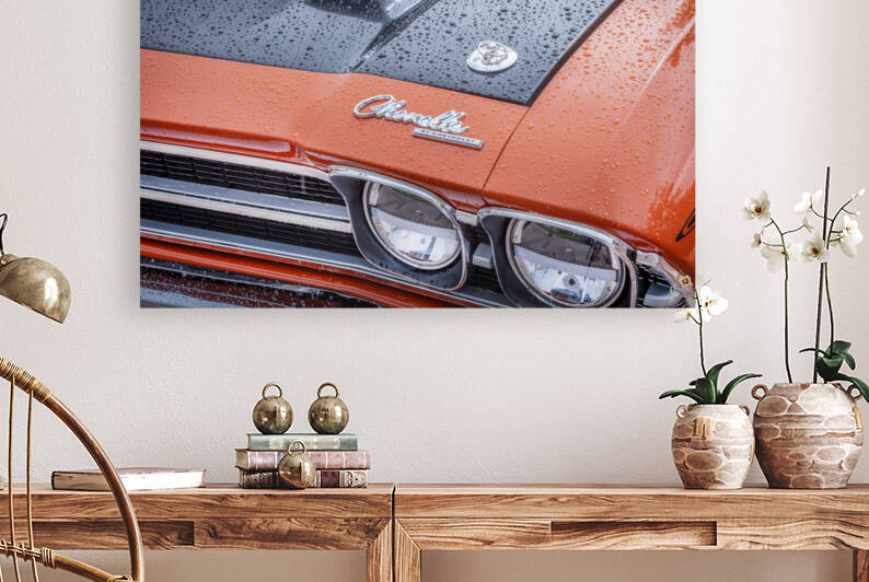 1969 Orange Chevy Chevelle SS 396 X 3 by Rich Franco