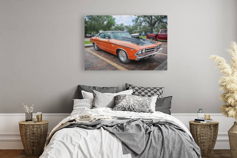 1969 Orange Chevy Chevelle SS 396 X 4 by Rich Franco