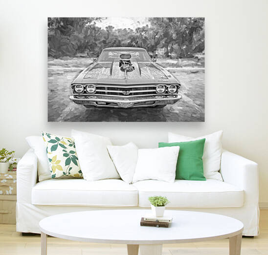 1969 Orange Chevy Chevelle SS 396 X 5 by Rich Franco