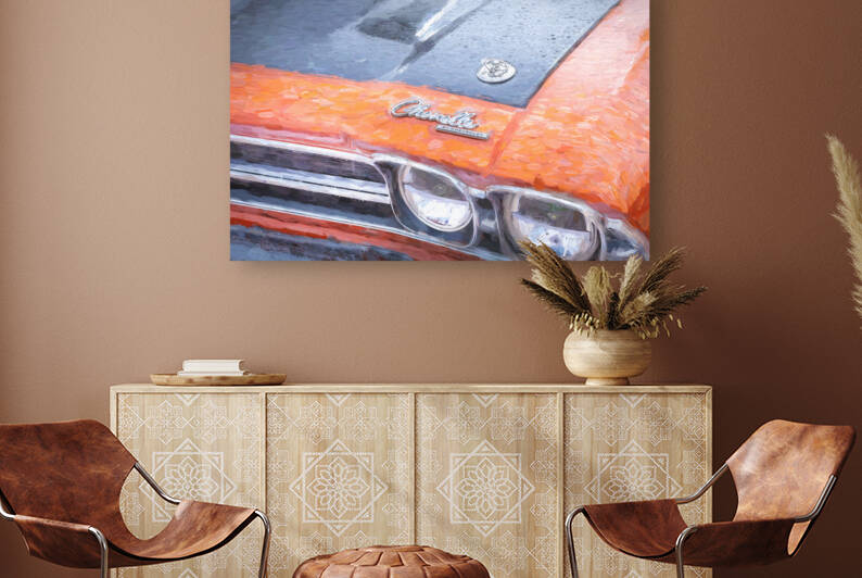 1969 Orange Chevy Chevelle SS 396 X 9 by Rich Franco