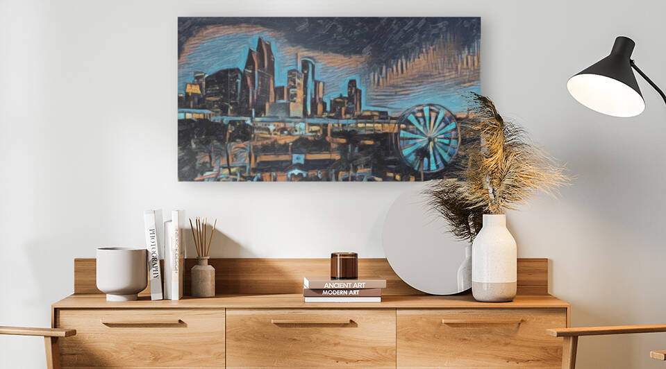 Houston Aquarium Ferris Wheel by aiddia