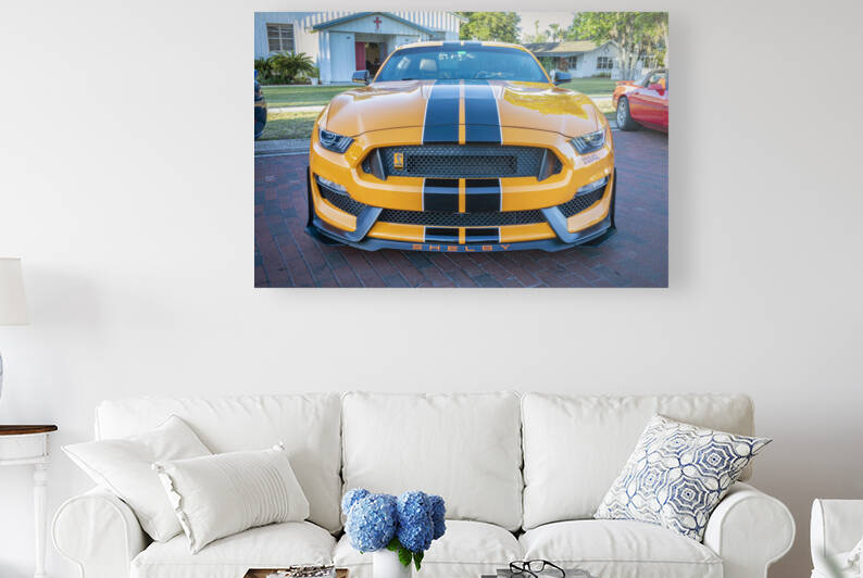 2023 Twister Orange Ford Shelby Mustang GT350 X 5 by Rich Franco