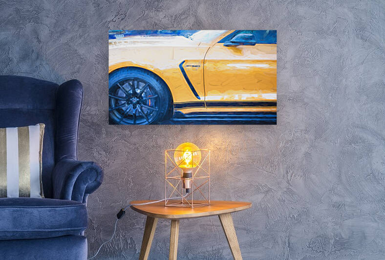 2023 Twister Orange Ford Shelby Mustang GT350 X 8 by Rich Franco