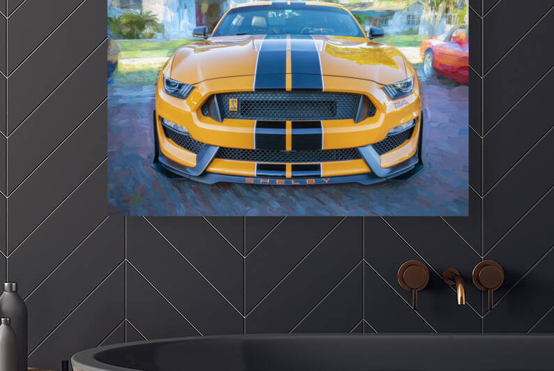 2023 Twister Orange Ford Shelby Mustang GT350 X 9 by Rich Franco