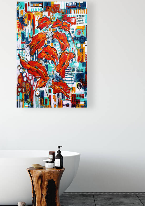 Urban Poppies by Yolanda Alvidrez