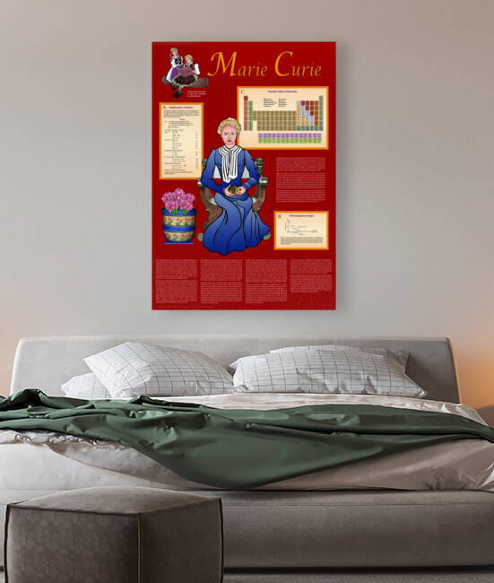 Marie Curie Vintage by Lawrence Swienciki