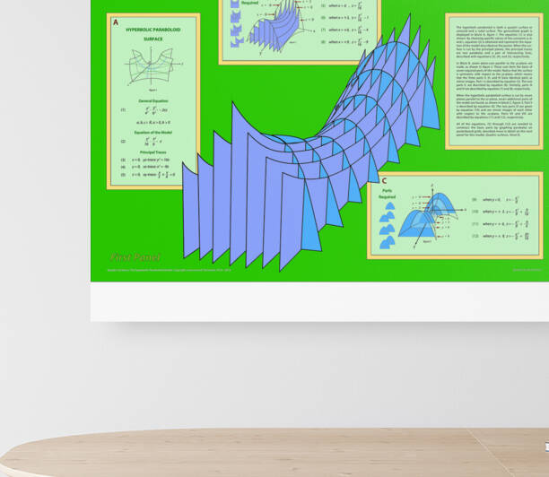 Hperbolic Paraboloid Panel 1 of 2 by Lawrence Swienciki
