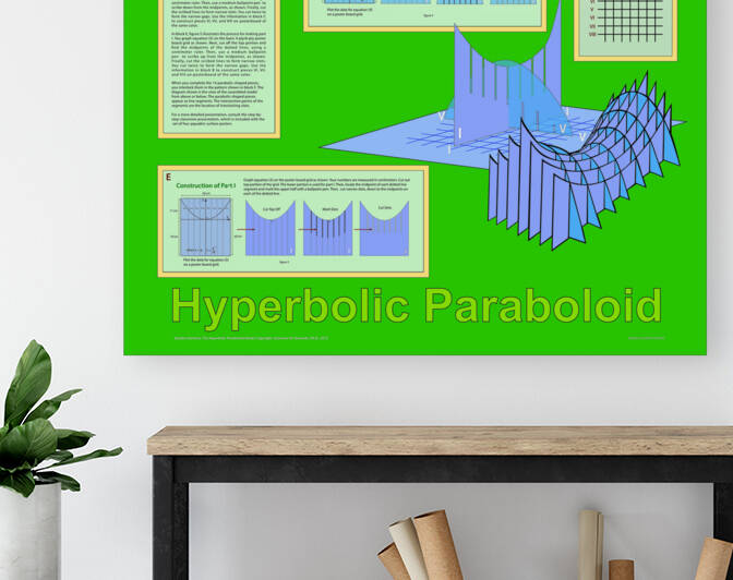Hperbolic Paraboloid Panel 2 of 2 by Lawrence Swienciki
