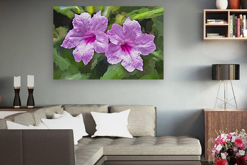 Pink Mexican Petunias Ruella X106 by Rich Franco