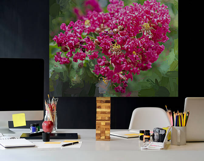 Crape Myrtles Tree Lagerstroemia X107 by Rich Franco