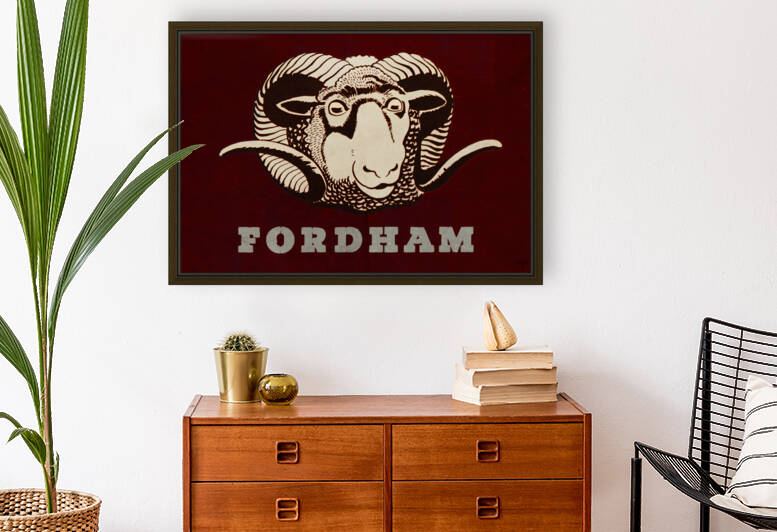 Vintage Fordham Ram Art by Row One Brand