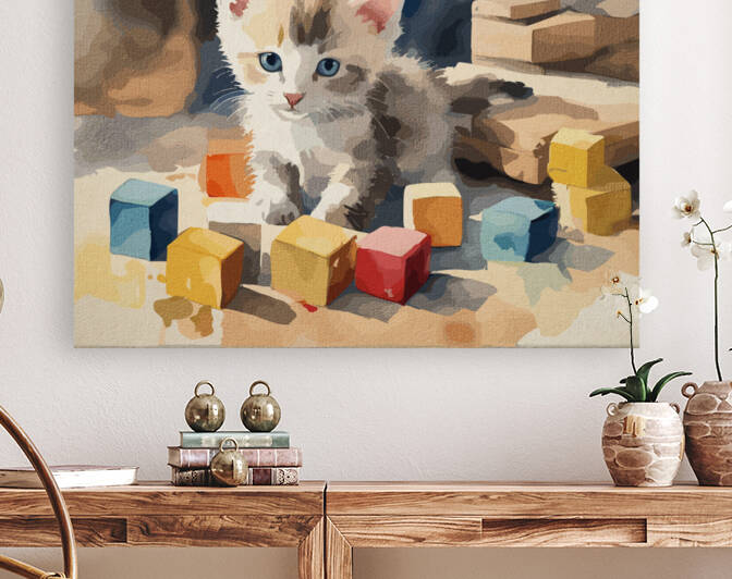 Kitty  Blocks by Wissam Ramadan