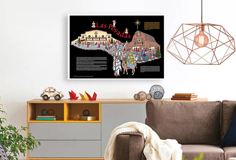 Las Posadas Poster by Lawrence Swienciki