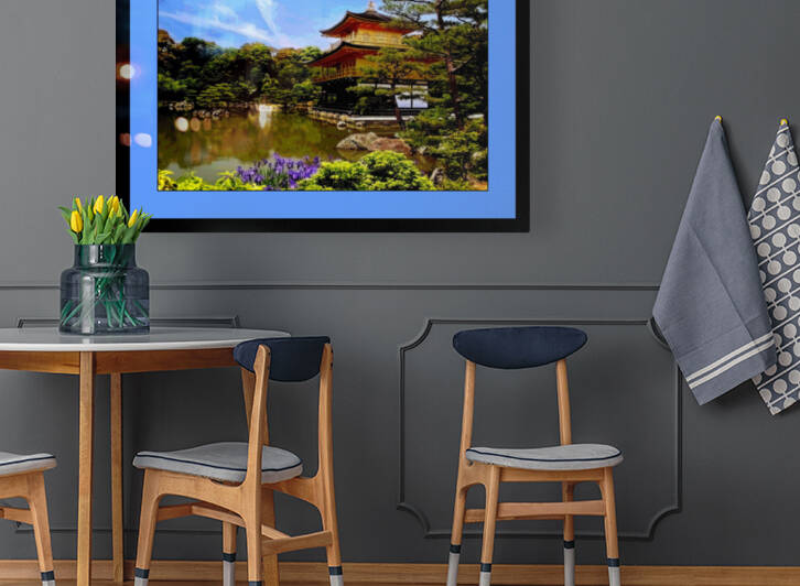 GOLDEN PAGODA IN KYOTO JAPAN A1 by LES MAYERS 