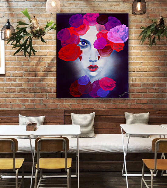 Whispers of Mystery - Sensual Art Print  by Corina Ioana