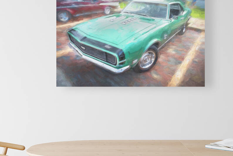 1968 Green Chevrolet Camaro RSSS X103 by Rich Franco