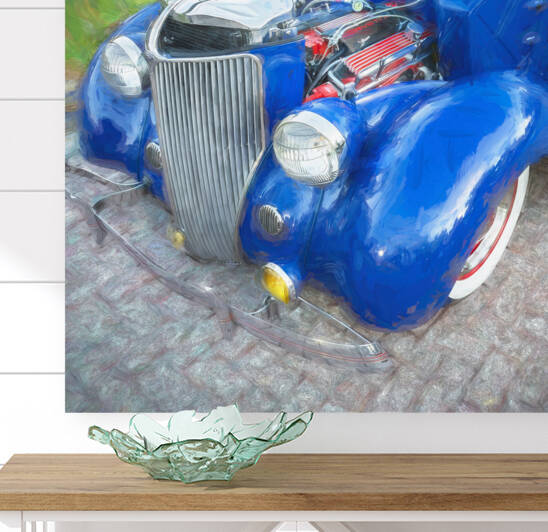 1934 Blue 5 Window Ford Rumble Seat Coupe X1 3 by Rich Franco