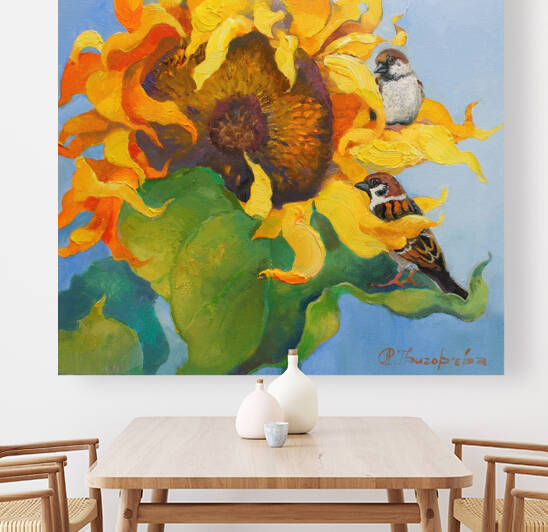 Summer day on Sunflower by Anastasiia Grygorieva