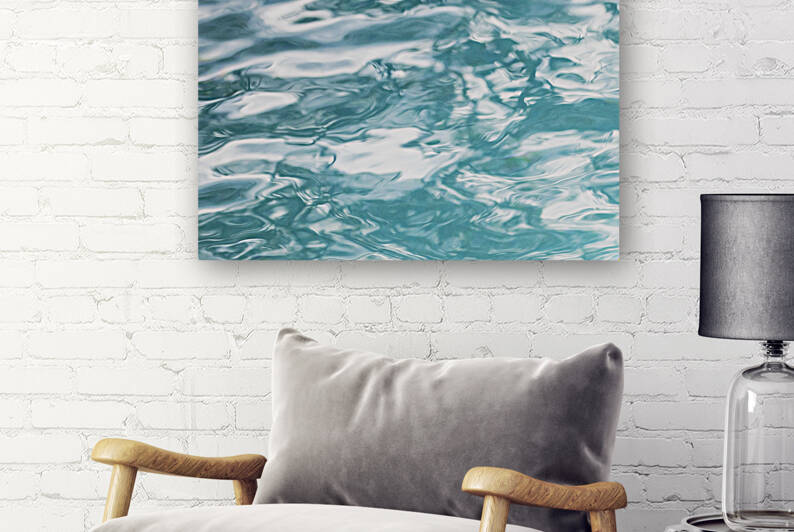 Clean Pure Water Abstract X101 by Rich Franco