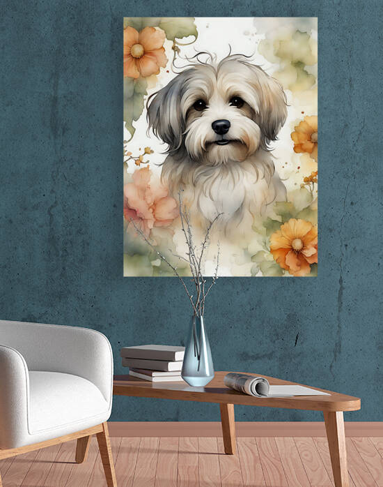 Cute Havanese Dog 1 by Mankdhani