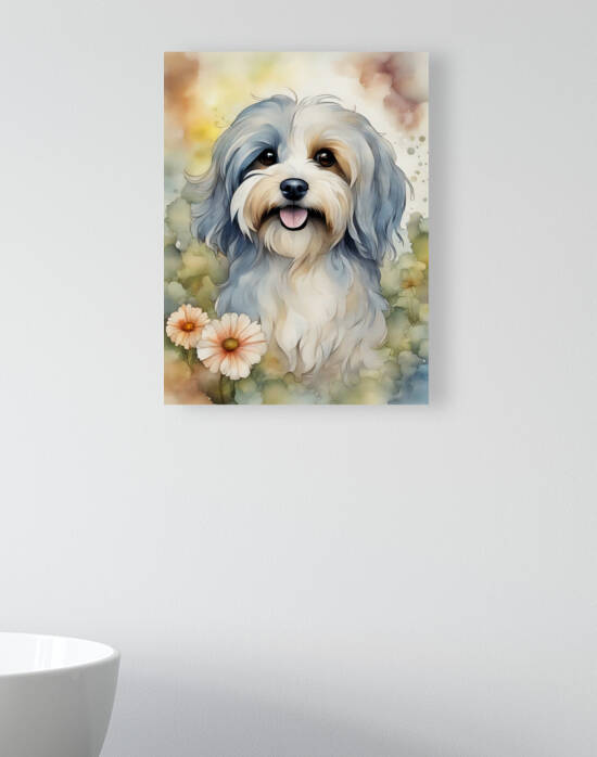Cute Havanese Dog 3 by Mankdhani