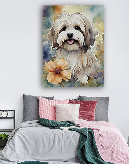 Cute Havanese Dog 4 by Mankdhani