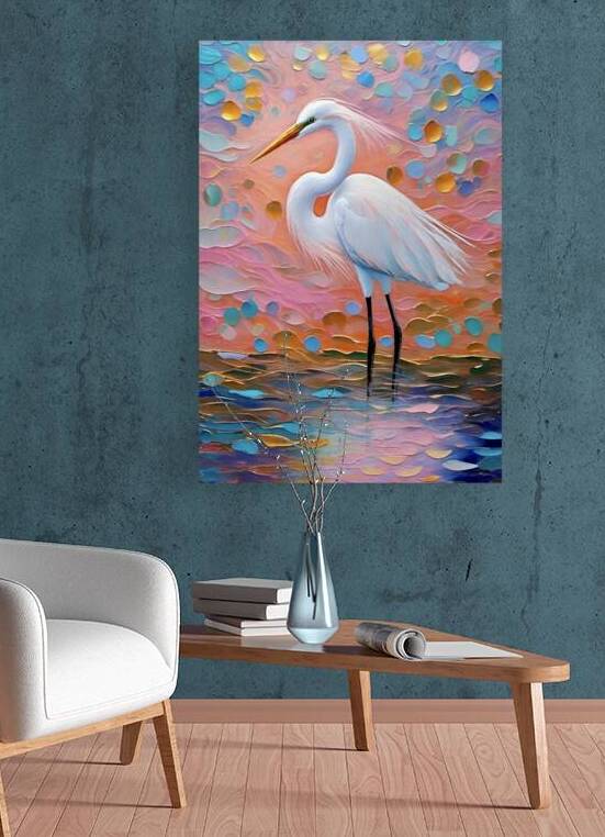 Fancy Egret by Magikheart