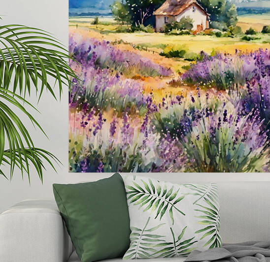 Lavender Meadow by Hoosain Harneker