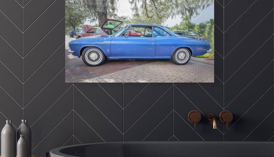 1965 Blue Chevrolet Corvair Monza X 4 by Rich Franco