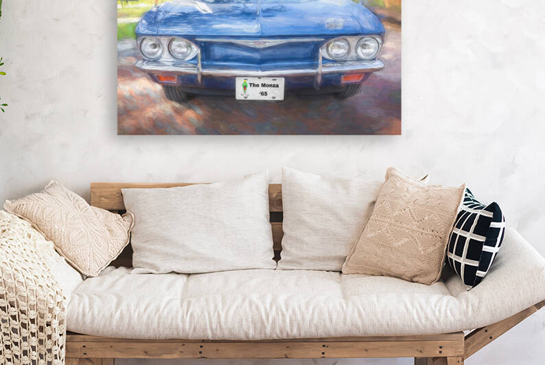 1965 Blue Chevrolet Corvair Monza X 5 by Rich Franco