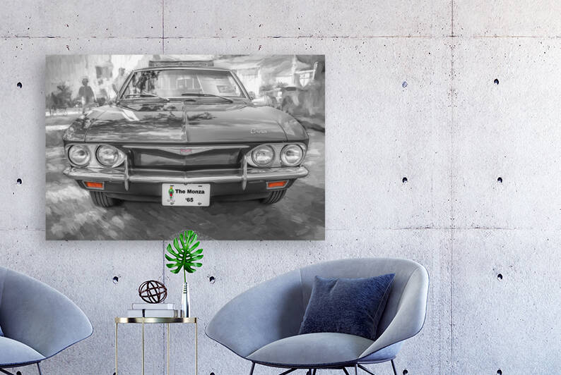 1965 Blue Chevrolet Corvair Monza X 6 by Rich Franco