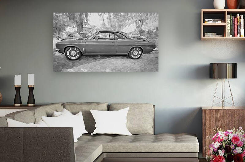 1965 Blue Chevrolet Corvair Monza X 8 by Rich Franco