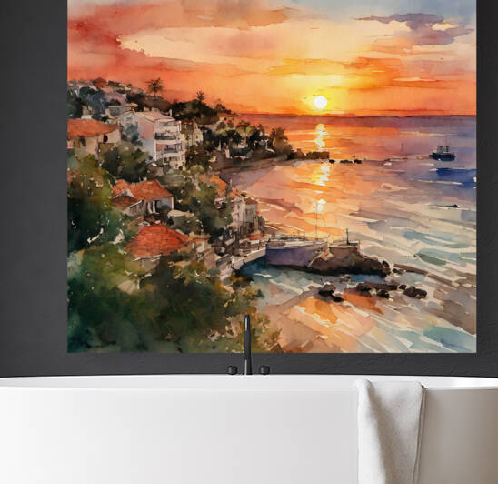 Beach Sunset by Hoosain Harneker