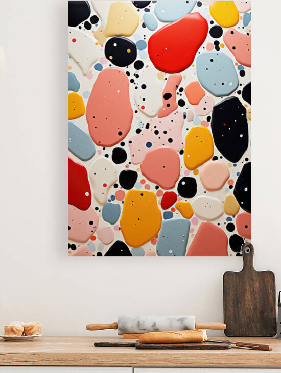 Terrazzo pattern art 2 by Justyna Jaszke JBJart