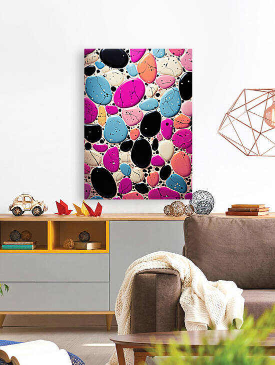 Terrazzo pattern art 3 by Justyna Jaszke JBJart