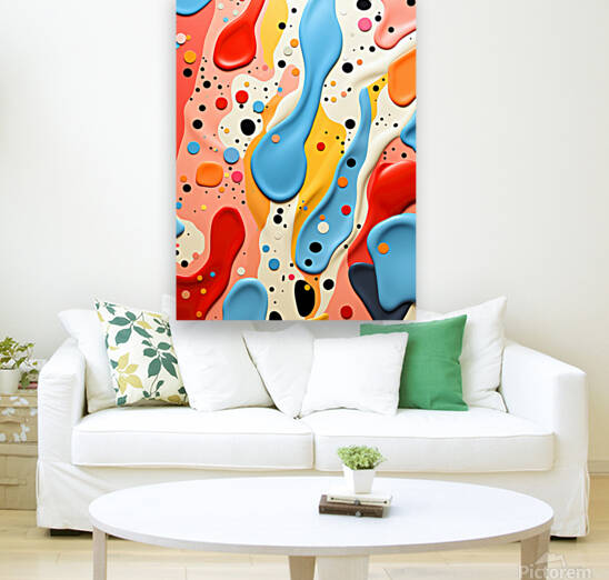 Terrazzo pattern art 5 by Justyna Jaszke JBJart