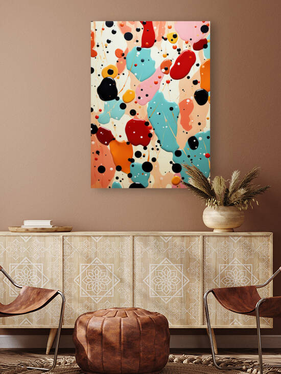 Terrazzo pattern art 6 by Justyna Jaszke JBJart