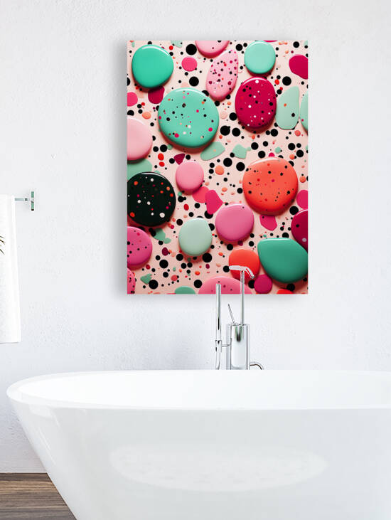 Terrazzo pattern art 7 by Justyna Jaszke JBJart