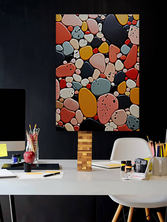 Terrazzo pattern art 8 by Justyna Jaszke JBJart