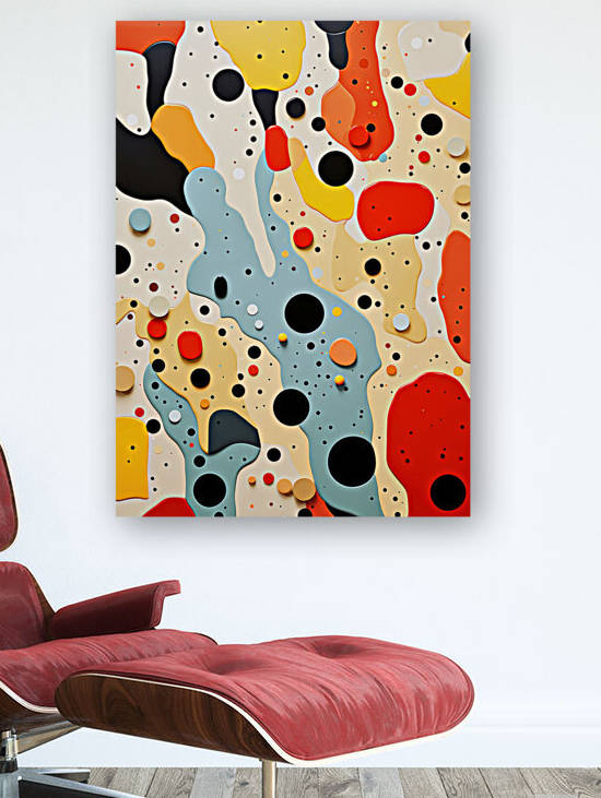 Terrazzo pattern art 9 by Justyna Jaszke JBJart