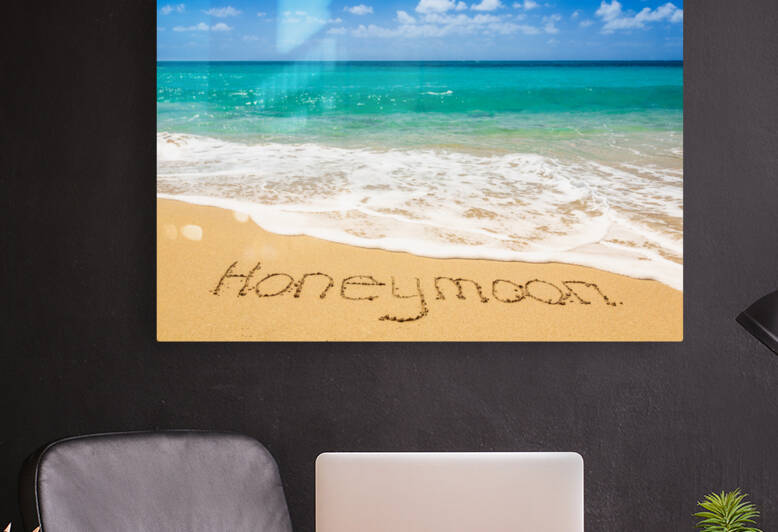 Romantic memory of honeymoon on tropical island by Steve Heap