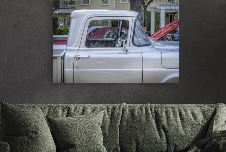 1957 Silver Ford F100 Pickup Truck X 11 by Rich Franco